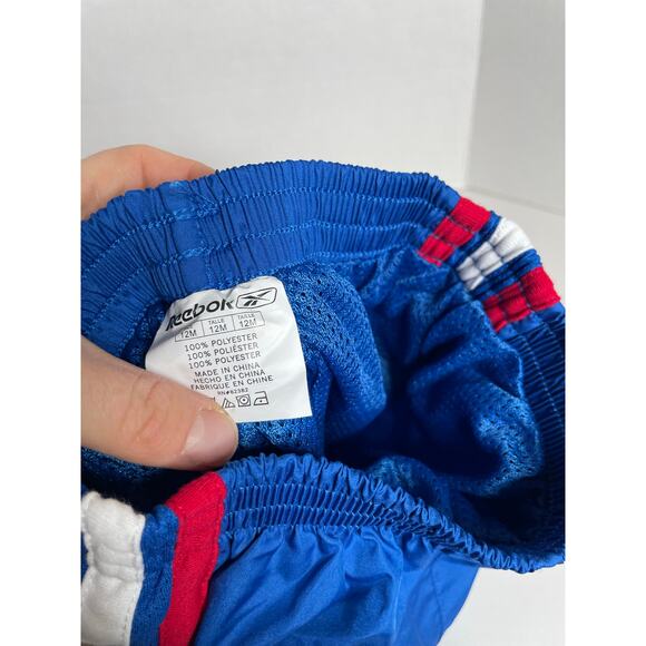 NEW Reebok Matching Set Tank Top Shorts Blue Red Size 12 Months - Picture 4 of 6